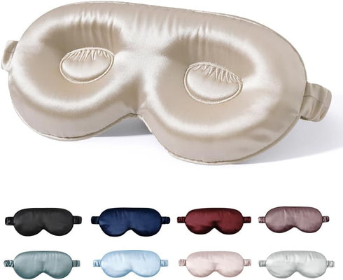 3D 100% 22mm Silk Adjustable Sleep Mask